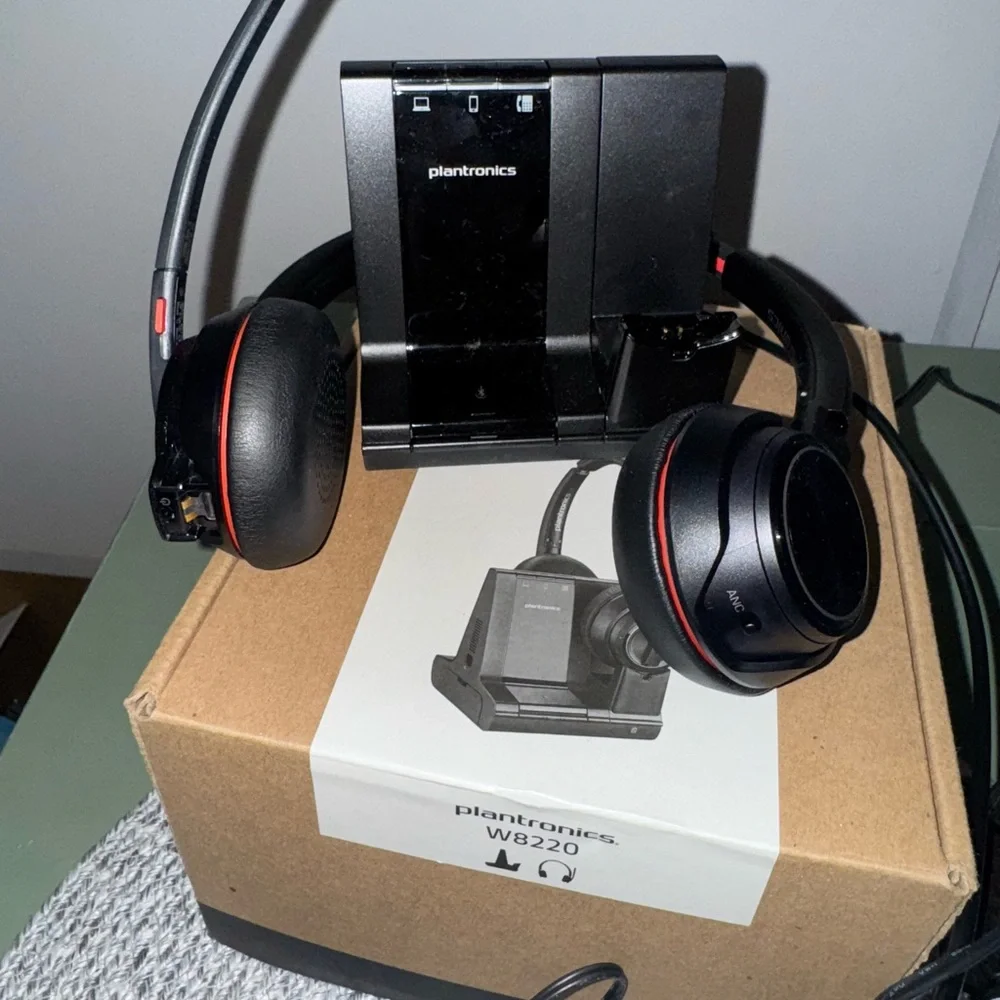NEW Plantronics SAVI 8200 Series W8220-M Wireless DECT Headset